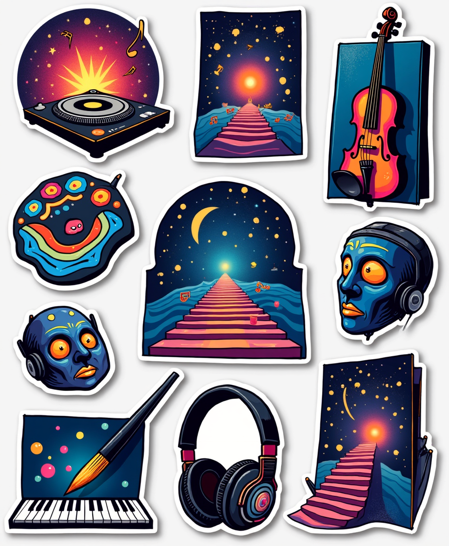 School Subjects - Sticker Sheet v4